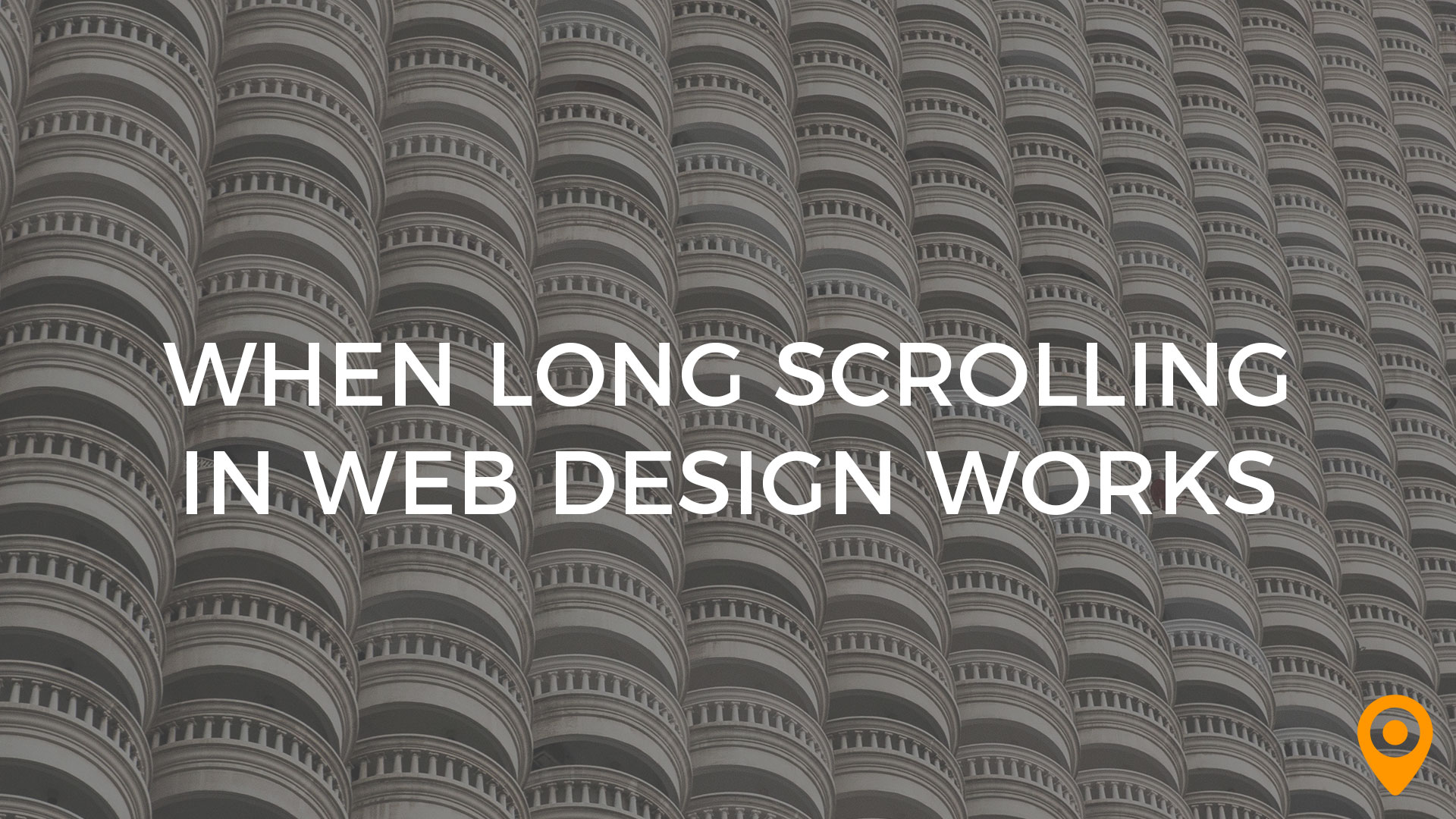 long scrolling web design