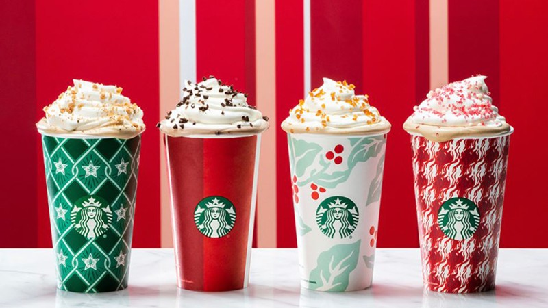 Holiday Starbucks Cups
