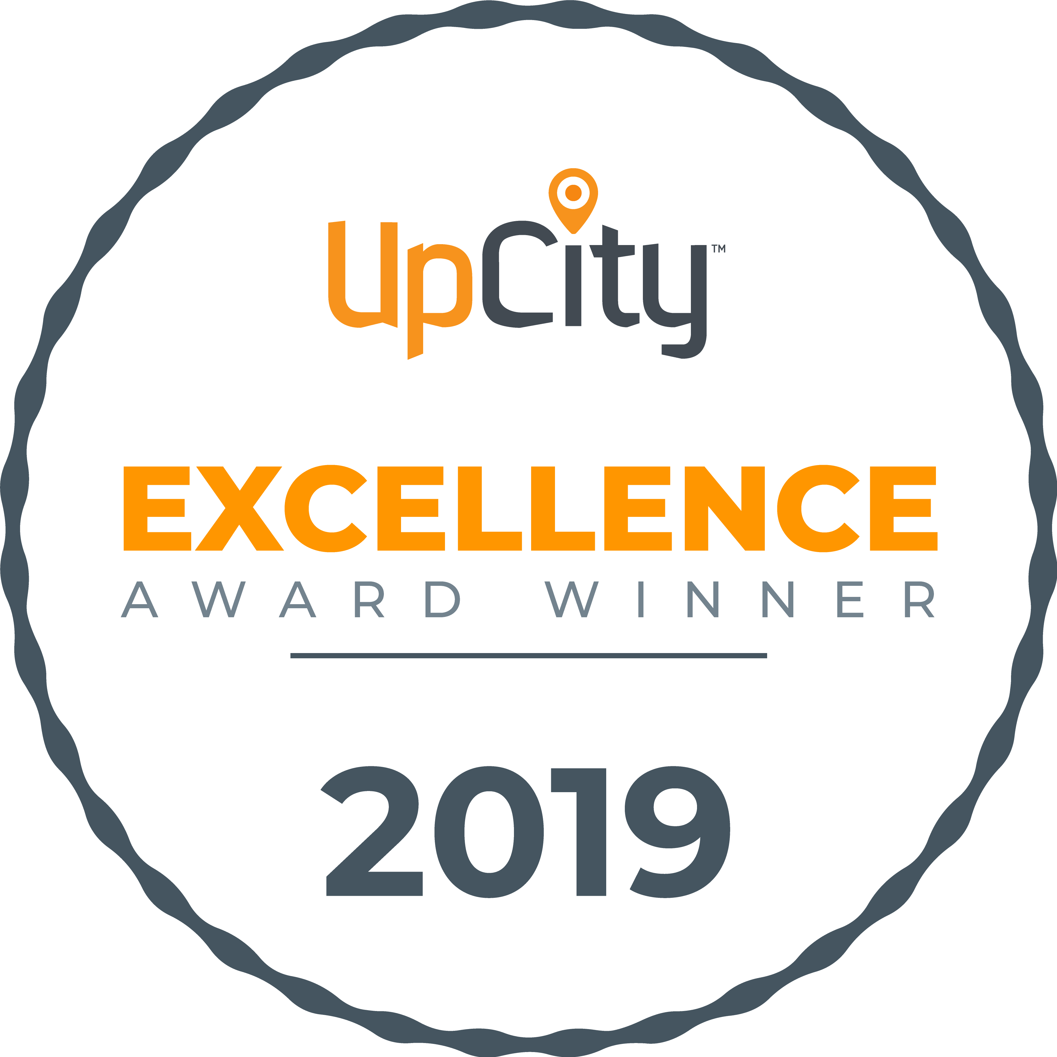 UpCity Excellence Awards Badge