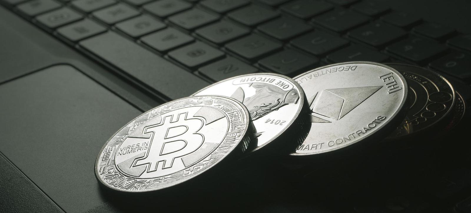 three bitcoins