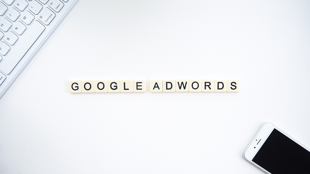 google adwords spelled out in block letters